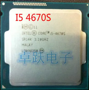 Intel Core i5-4670S i5 4670S Процесор quad-core LGA1150 настолен процесор работи правилно настолен процесор безплатна доставка