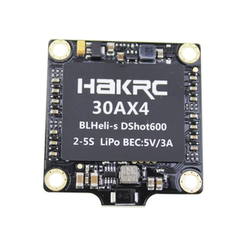 Hakrc 15A 20A 30A 40A BLHeli-S 4 в 1 ESC електрически регулатор на скоростта 3-6s LiPo за FPV Racing Drone Multirotor