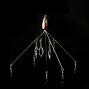Алабама чадър риболовна принадлежности, стръв 21.5 см 18 г плуване стръв бас с превръщането Щелчковым жак лещанка риболовна група стръв да се удължи