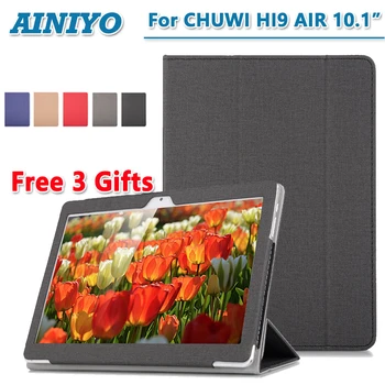 За Chuwi Hi9 air Tablet Case PU кожа Сгъваема поставка калъф за 10.1