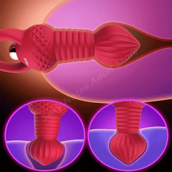 Вибриращи анални тапи мъниста Силиконов вибратор мъжки масажор на простатата G Точката се стимулира женската мастурбация с вибратор унисекс секс играчки