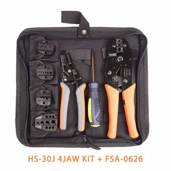 HS-30J 4JAWS за A03BC / A26TW/A10 / A35WF mult инструмент храповик клещи клещи комплекти за източване на кабели кабелни клещи резачки инструмент