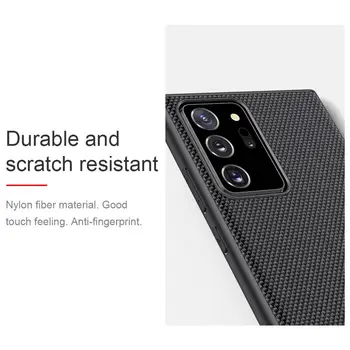 за Samsung Note 20 Ultra Case Nillkin 3D канава найлон PC тънка делото мек край Case за Galaxy S20 Ultra Note 10 Plus S10