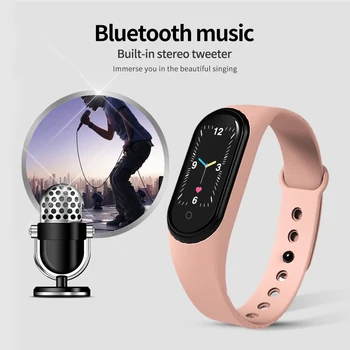M5New Smart Watch 2020 Телефонен Разговор, Слушане На Музика Гривна На Мъже, Жени Сърдечен Ритъм Зимен Сън Монитор Фитнес Напомняне Спортен Часовник M5
