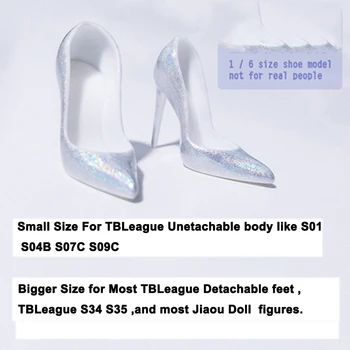 1/6 мащаб дамски Принцесата на елфите рокля обувки на ъгъла на Крилата аксесоар облекло модел за 12 инча TBLeague PH Jiaou фигурки