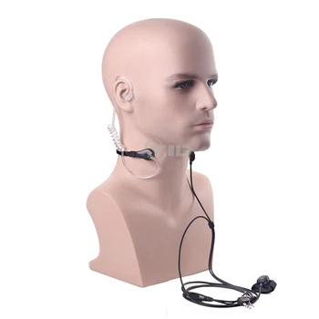 BaoFeng уоки токи слушалки, аксесоари разтегателен гърлото микрофон слушалки с микрофон TK порт за микрофон PPT слушалка