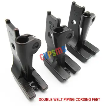 #S95 1/8+3/16+1/4 3SET/3SIZE DOUBLE WELT PIPING CORDING ФУТ FEET FIT FOR JUKI LU562/563/1508 SINGER 111G,111W CONSEW 206RB 225