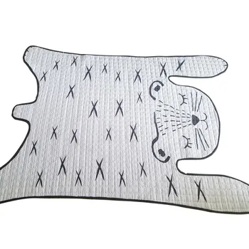 Скандинавски стил килим 130*185 см хол Капет тигър на сив памук и полиестер Anitskp хол килими, домашен карикатура подложка за пода