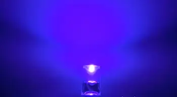 Плосък горен вогнутый диод Led удар 3mm 5mm лилаво за полагане на светлината, декорация на дома тържества