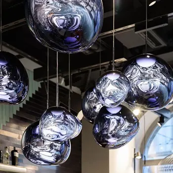Модерен PVC топка таван led висящи лампи хол бар промишлено осветление на окачен лампа кухненски осветителни тела Luminaria окачен лампа