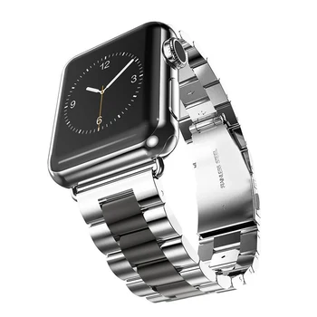 Каишка за Apple Watch band 44 мм 42 мм iwatch 38 мм 40 мм верижка от неръждаема стомана, каишка за часовник apple watch серия 5 4 3 se 6