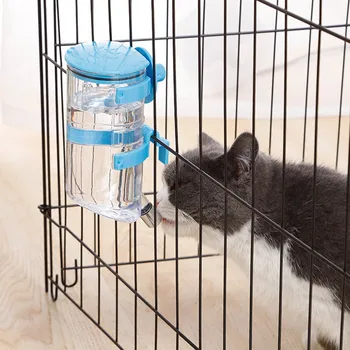 500 мл окачване Пет Drinker опазване на околната среда куче котка топка пиенето на чаша вода, за малки животни Зайо на питейна бутилки