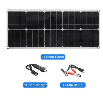Гъвкави слънчеви панели, 150W 18V с контролер Dual USB Power Bank Smartphone Charger Solar Panel Kit for Complete Boat Camping