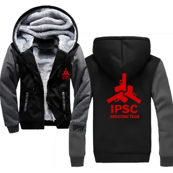 IPSC 2019 Есен Зима якета hoody мъжка мода градинска руно hoody мъжки спортни дрехи Harajuku яке