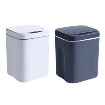 4L интелигентен кофа за боклук автоматично интелигентен сензор кофа за боклук, боклук домашен електрически кофа за боклук отпадъци за офис, кухня, баня