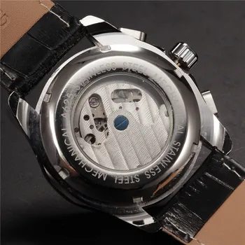 FORSINING мъжки часовник 2016 луксозен корпус от розово злато автоматично ръчен часовник мъжки часовник tourbillion Механични ръчни часовници