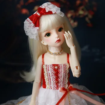 Кукла BJD Eline 1/4 мода прекрасна играчка за момичета, играчка за момиче мини дете съчленени кукли Dollshe