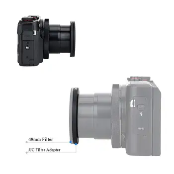 Филтър за монтиране адаптер пръстен, капак на обектива попечител за Canon Powershot G5X G7X Mark III II G7XMK2 g7xmk3 цифров фотоапарат