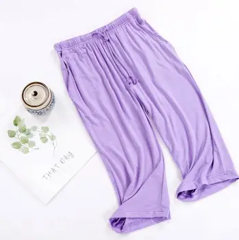 Дамски пижами летни панталони скъсяване на панталони модални удобни домашни панталони, спортни облекла за отдих голям размер пижама панталони M-3XL