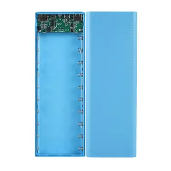 Двойна USB LCD Power Bank Shell 10x18650 Battery Case за Преносим външен кутия без батерии Powerbank Protector