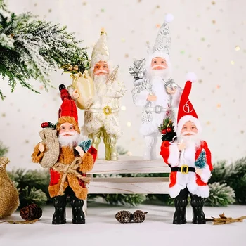 Дядо Коледа Кукла 2020 Коледно Дърво Украшение Весела Коледа Декорации За Дома Навидад Натал Подаръци За Нова Година 2021