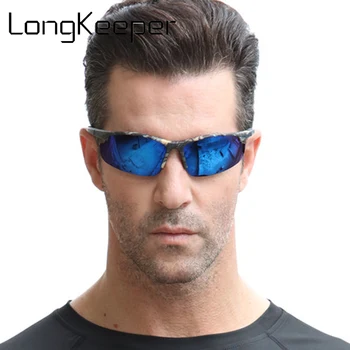 Мъжки поляризирани слънчеви очила Men ' s Car Driving Night Vision Sun Glasses Half Frame Luxury Brand Designer Gafas