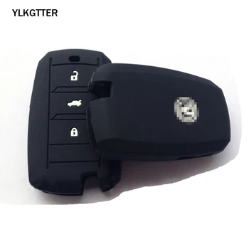YLKGTTER 3 Button Auto Car Key защитен калъф за ChangAn CS75 EADO CS3575 RAETON NewBenni Силиконова капачка на ключа с логото на ChangAn