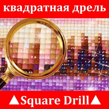 5D САМ Диамант бродирани картун Котка пълен квадрат / кръгъл диамант с мозайка, живопис декорация на дома диамант живопис XY1