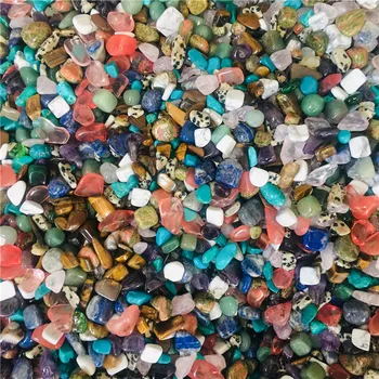 100 г акробатика скъпоценни камъни смесени камъни натурален Дъгата цветна планински минерал ахат за изцеление на чакрите