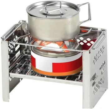 Барбекю печка за отопление Boli котлон е сгъваем къмпинг готварска печка преносим 304 неръждаема стомана многофункционална горивната плоча