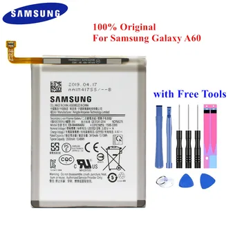 Samsung Samsung Истински Батерия EB-BA606ABU за Samsung Galaxy A60 SM-A606F/DS, SM-A6060 SM-A606F 3410/3500mah Akku +комплект инструменти