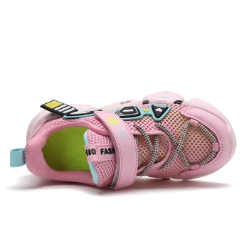 Детска градина момиче спортни обувки розова основно училище Детски обувки да се носят удобни момичета спортни маратонки 8936