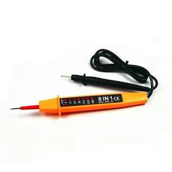 Тестери на електрически вериги, 8 в 1 тестер за напрежение многофункционален сонда Pen Continuity Детектор Pen Meters Тестер 6V-380V