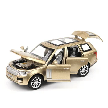 1:32 Range Rover SUV Simulation Toy Car Model Alloy Pull Back Children Toys Gift Collection Off-Road Vehicle Kids 6 open door