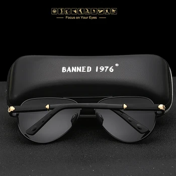 HD поляризирани пилотните слънчеви очила Моден мъжки слънчеви очила открит анти UV 400 луксозен човек слънчеви очила очила за мъже готини очила