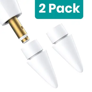 Високо Качество На 2-Pack Чувствителни Уши За Подмяна На IPencil Стилус Молив Съвет За I Pad Pro Молив Бял