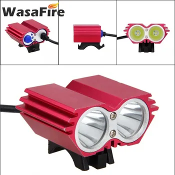 WasaFire X2 XML-T6 Bike Light 7000LM LED Bicycle Front Light мощен мотор на прожекторите МТБ+акумулаторна батерия 18650+Зарядно устройство