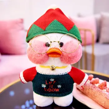 Сладък патица плюшен играчка Лара Фанфан Жълта кукла животно възглавница чифт ръце, кукла, детски играчки за деца на Дете, подарък за Рожден Ден украса на стаята