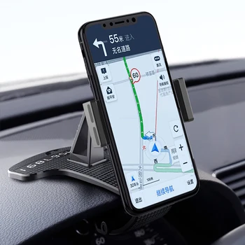 Fimilef автоаксесоари HUD таблото на притежателя на мобилен телефона на 360° въртяща GPS авто клип телефонна поставка за iPhone 11 Samsung Xiaomi