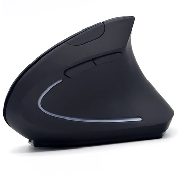 2.4 Ghz безжична детска мишка USB-приемник Pro Gamer мишки за КОМПЮТЪР, лаптоп Desktop PC Shark Fin ергономична вертикална безжична мишка