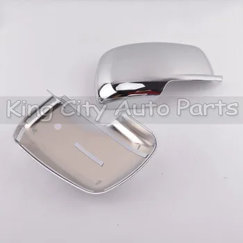 CAPQX 2 елемента за Dodge Journey за Fiat Freemont 2009-2018 ABS хромирани странична тапицерия на огледалото за обратно виждане рамка капак за подмяна на корпуса
