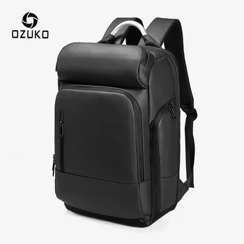 OZUKO мъжете 15,6-инчов лаптоп, раници многофункционално USB зареждане раница мъжки водоустойчива чанта мъжки ежедневни бизнес Mochila