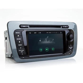 DSP Android 10 кола DVD плейър GPS Bluetooth Car Сателитна Навигация стерео Радио навигация 2 Din GPS главното устройство за SEAT IBIZA 2009-2013