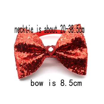 30/50 Pc Valentine ' s Day Dogs Пет Bow Tie вратовръзка с пайети кучета аксесоари за малки до средни кучета вратовръзки-пеперуди Пет Product Dog Bows
