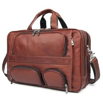 MAHEU кожена пътна портфейл мъже, мъжки кожени бизнес чанта за 17 инчов лаптоп чанта за бизнес пътуване чанта на колела