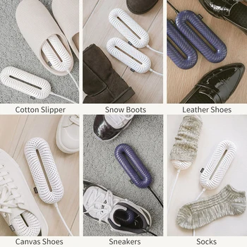 Youpin Sothing Shoes Dryer нагревател портативна сушилня за обувки, електрически UV стерилизация постоянна температура на сушене дезодорация