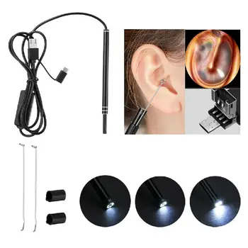 XY Fancy Led Endoscope Otoscope Ear Camera Scope Earwax Отстраняване Kit инструмент за почистване на ушна кал