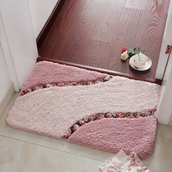 Меки топли постелки за пода Дневна Спалня килим нескользящий килим за баня изтривалка за баня, килими баня водопоглъщаемост Alfombra q