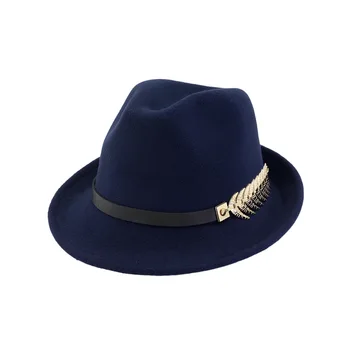 QBHAT Women Wool Felt Roll Up The Brim Homburg Fedora Hats with Belts Band Fashion Ladies Jazz Cap Sombrero Trilby Шапка