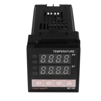 Универсален термостат вход PT100 K термопара цифров PID регулатор на температурата регулатор релеен изход за отопление на охлаждане